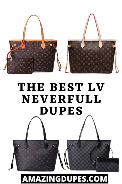 neverfull dupe bag|louis vuitton dupe alternatives.